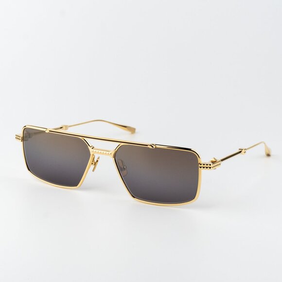 Valentino Women Sunglasses Gold Brown Gradient Mirror Pilot V-SEI VLS 111B 58 - Picture 5 of 14